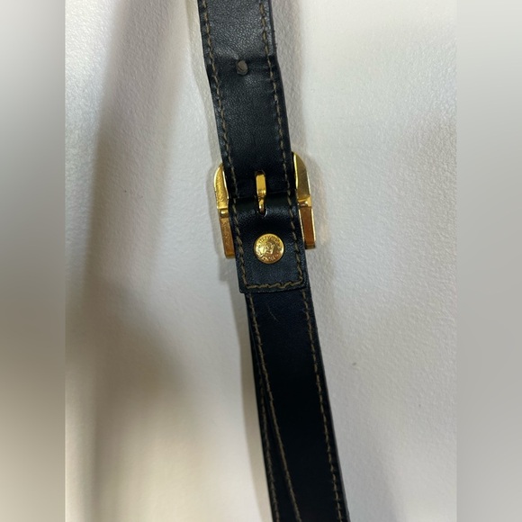 Vintage Fendi Crossbody Bag Striped canvas with leather crossbody strap - Picture 9 of 16